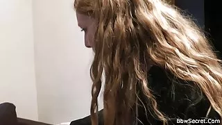 Knubbig blond bbw otrogen
