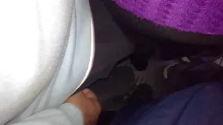 Famlade i tunnelbana 2 främlingar