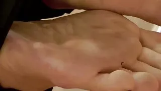 Amatör slav fru som används vid 3