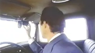 Retro bil avrunkning