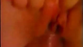 Vintage sex film med par i ett kök