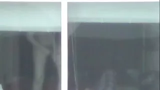 Voyeur fönstret sex över par