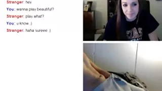 Omegle chick blinkar